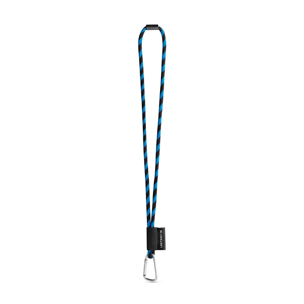 SET Lanière Tube Long (Ø 7 mm) avec mousqueton en forme de D de 55 mm et fermoir de sécurité Ø 7 mm 8