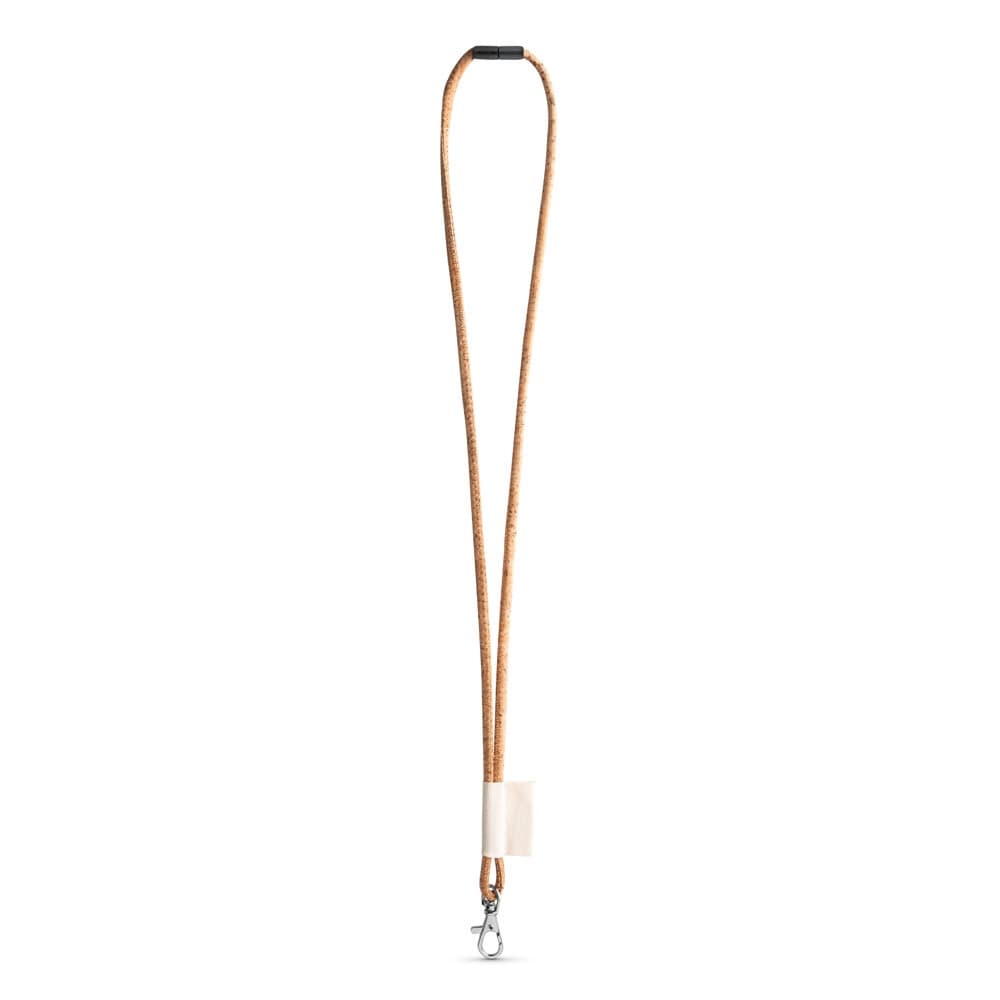 SET Lanière CORK Long (Ø 5 mm) avec mousqueton à déclenchement de 9 mm et fermoir de sécurité Ø 5 mm 2