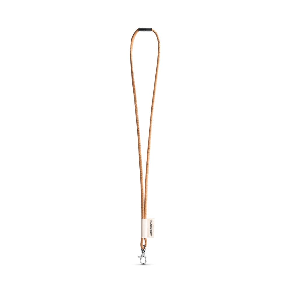 SET Lanière CORK Long (Ø 5 mm) avec mousqueton à déclenchement de 9 mm et fermoir de sécurité Ø 5 mm